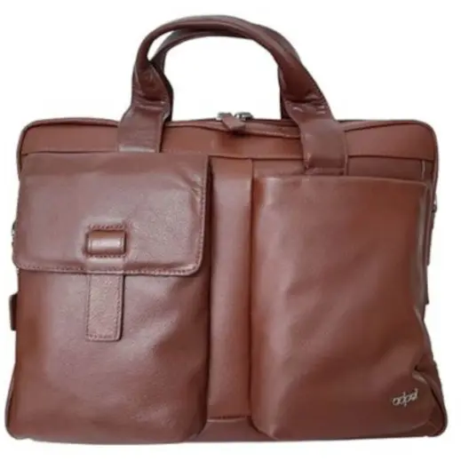 Bermuda Computer Bag Brown Front